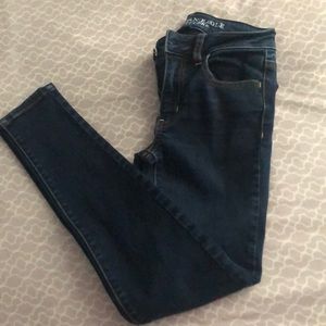 American Eagle dark wash jeans SIZE 0 short LENGT
